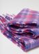 Purple scarf in polyester blend_1
