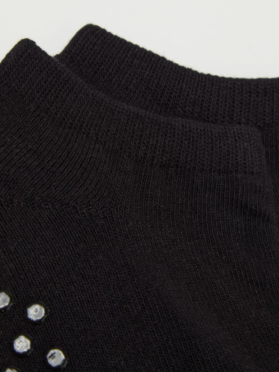 Short black slipper socks_2