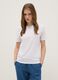 White pure cotton regular fit T-shirt_1