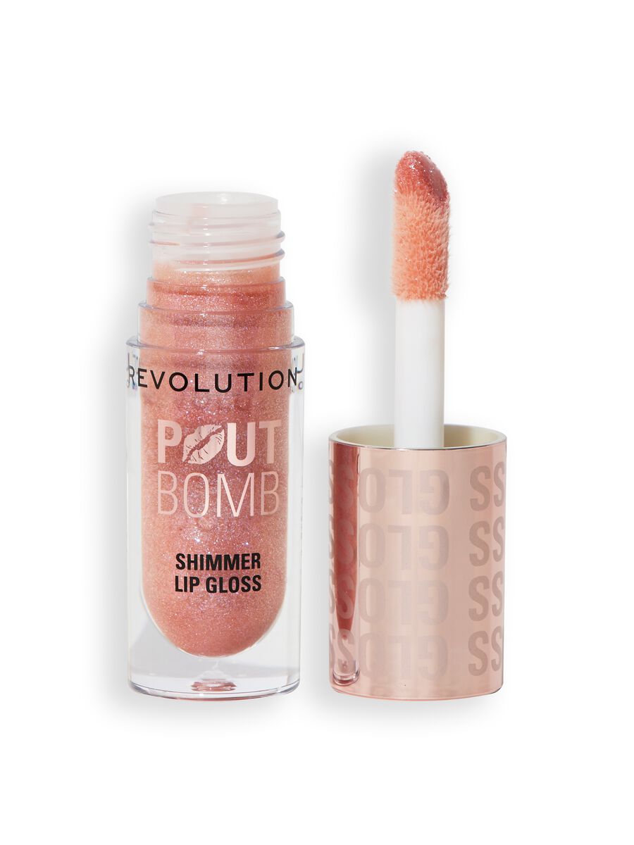 Revolution Pout Bomb Shimmer Gloss Glimmer Nude_1