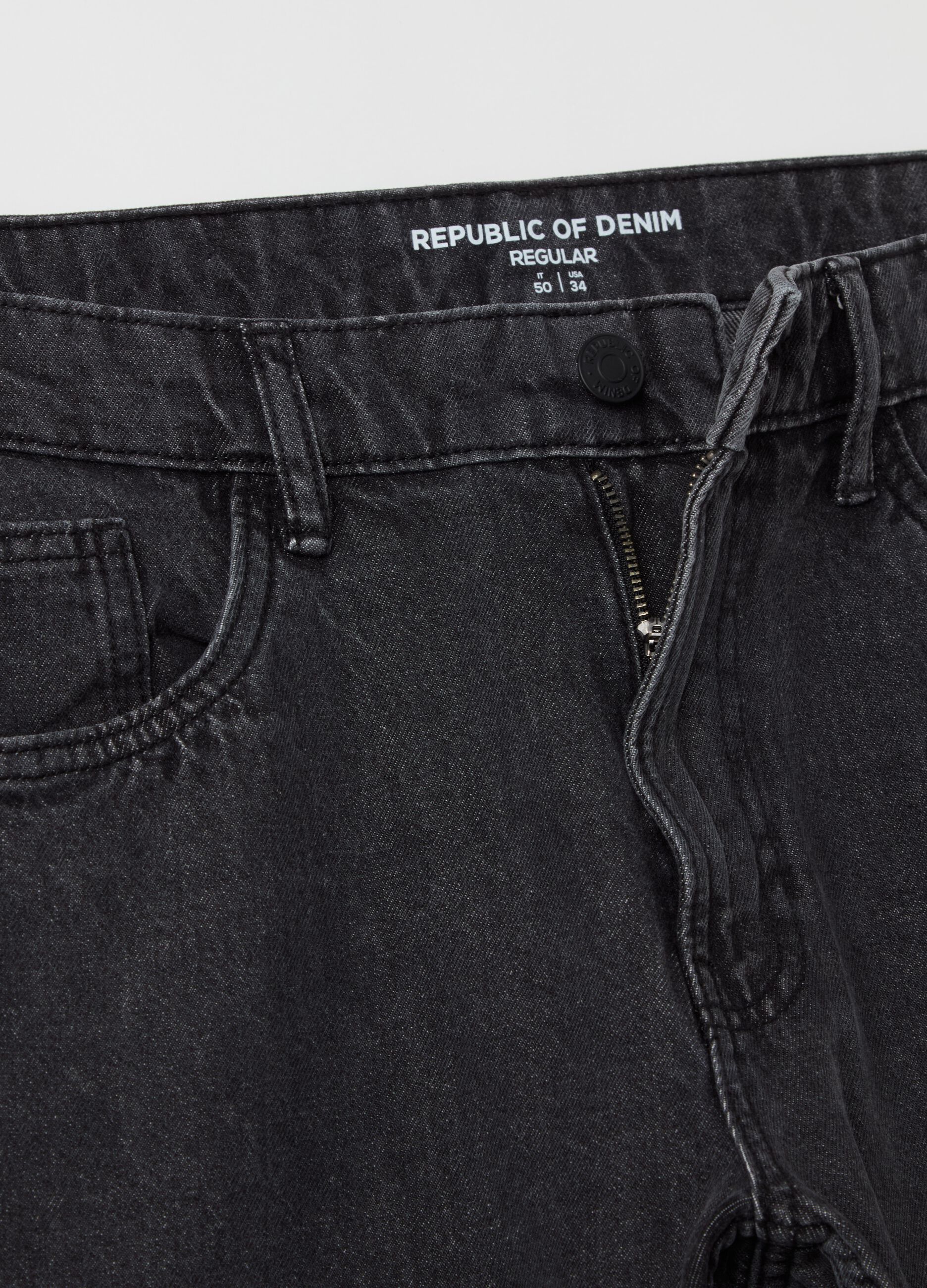 Regular-fit jeans with five pockets
