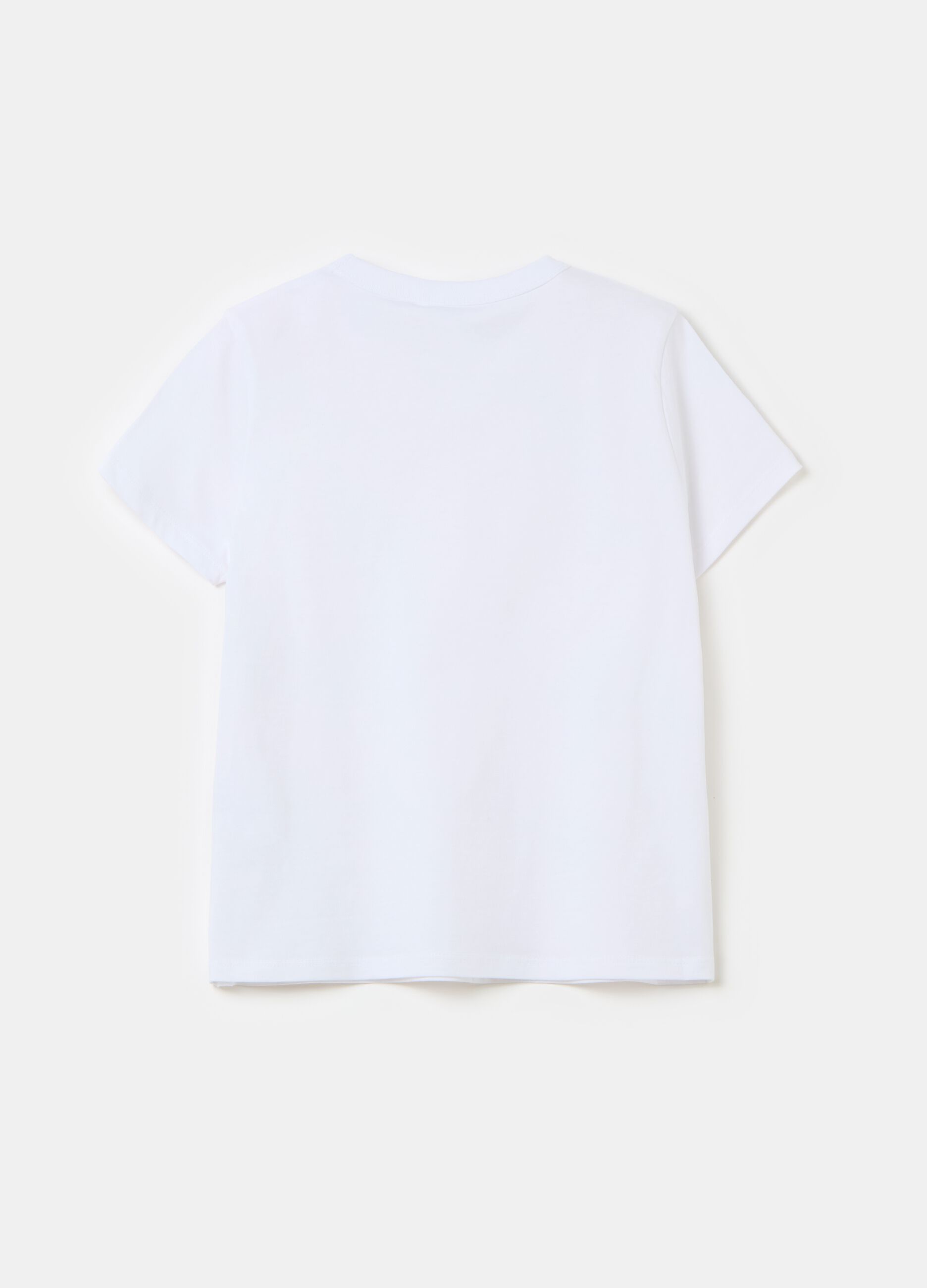 T-shirt Essential girocollo in cotone bio