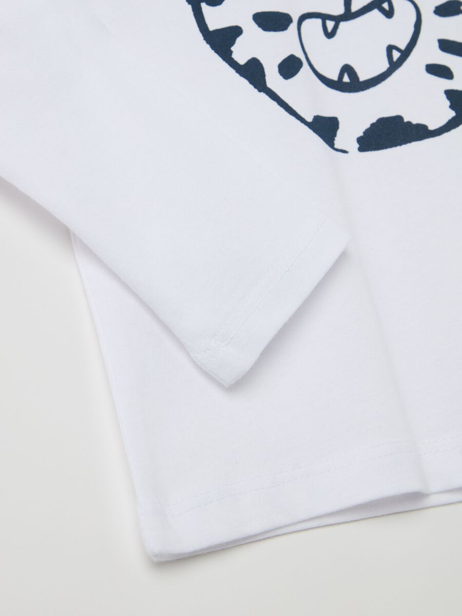 Long-sleeved T-shirt with tiger print_3