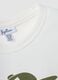 White organic cotton T-shirt with puppy print for boys_3