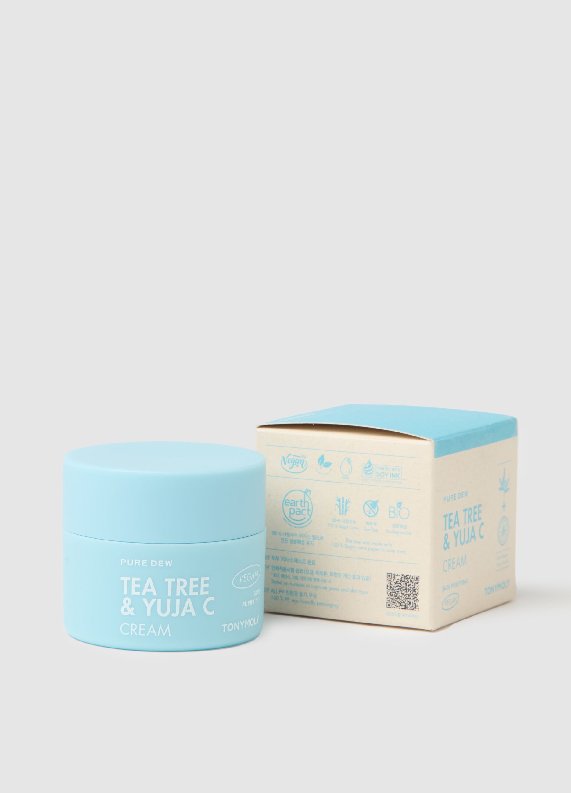 Pure Dew Tea Tree & Yuja C Purifying Cream - Korean skincare