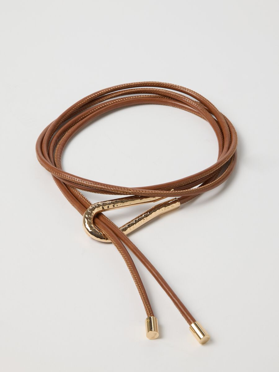 Brown belt with golden detail_2