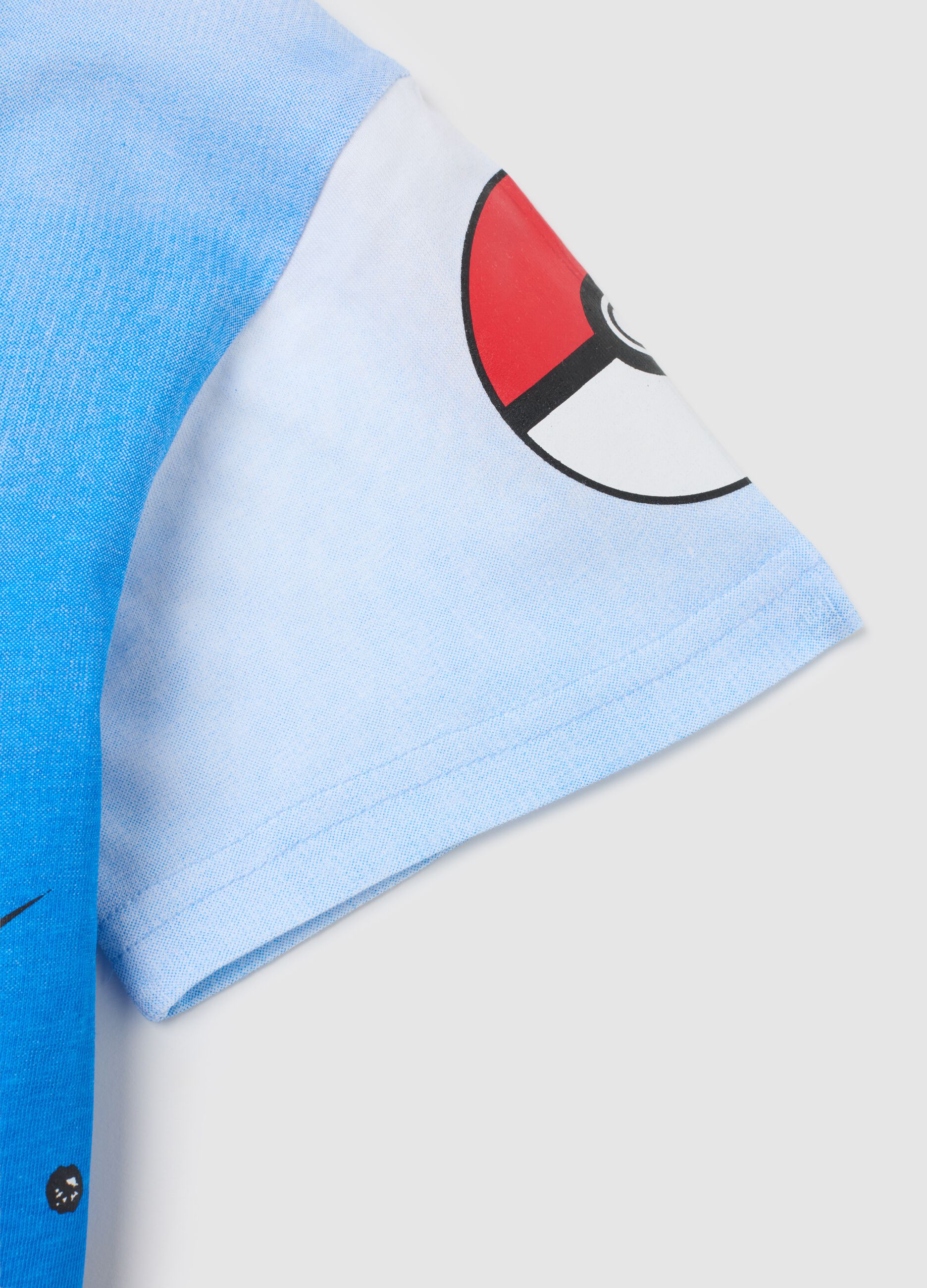 Children's multicolour pure cotton Pikachu print regular fit t-shirt