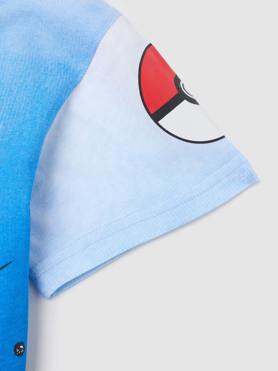 Children's multicolour pure cotton Pikachu print regular fit t-shirt_2