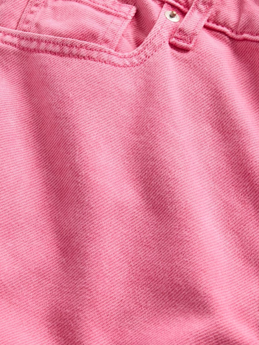 Gap Pink Denim Wide Leg Trousers_5