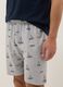 Multicolour pure organic cotton regular fit pyjamas with prints_3