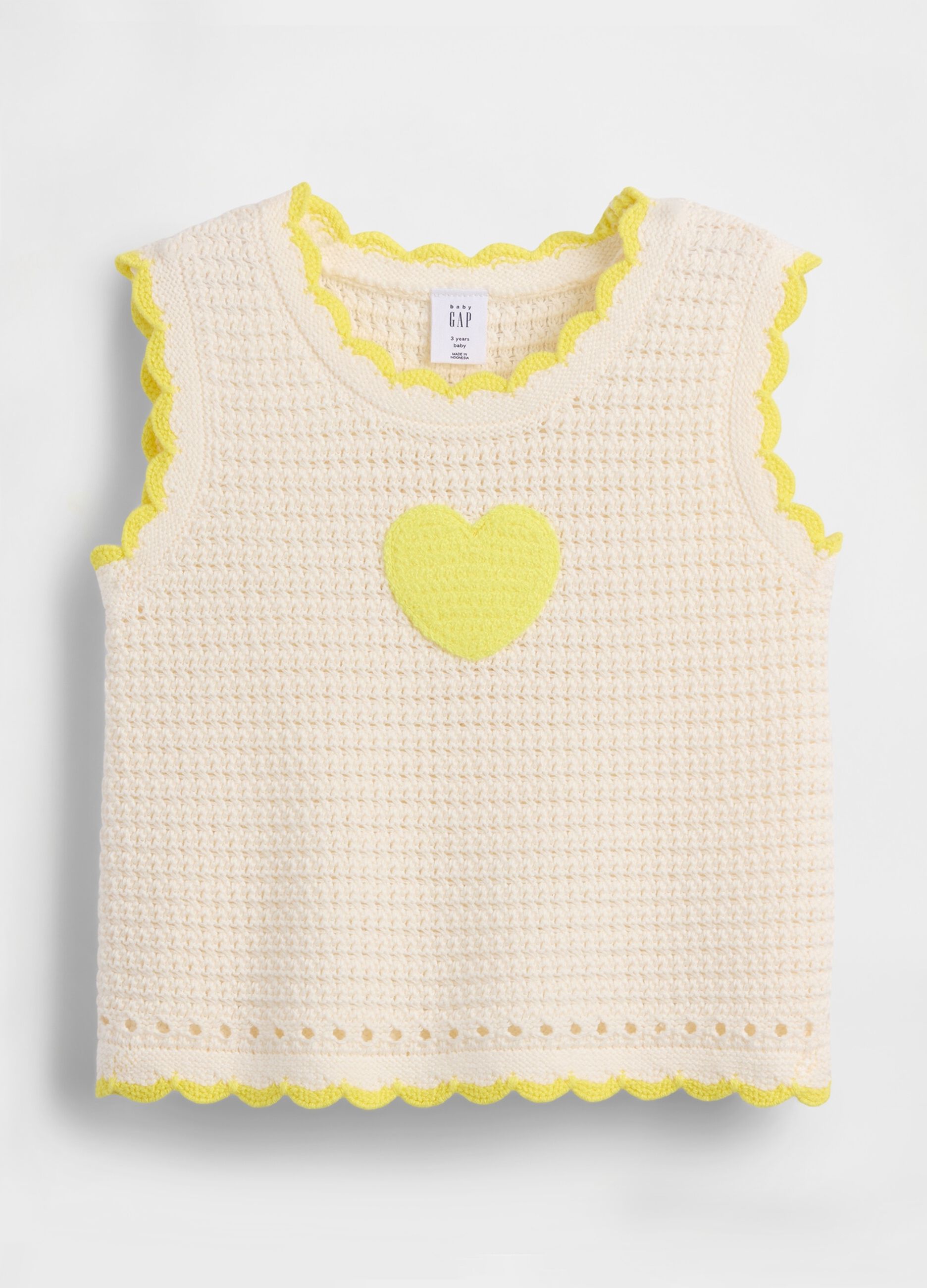 Pure cotton knit tank top