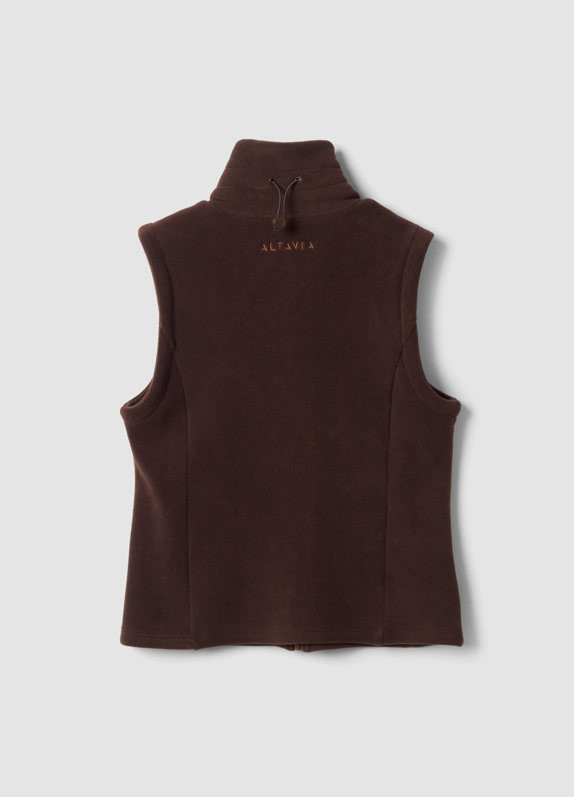 Gilet in Pile Full Zip 2 Way Stretch ALTAVIA WITH DEBORAH COMPAGNONI