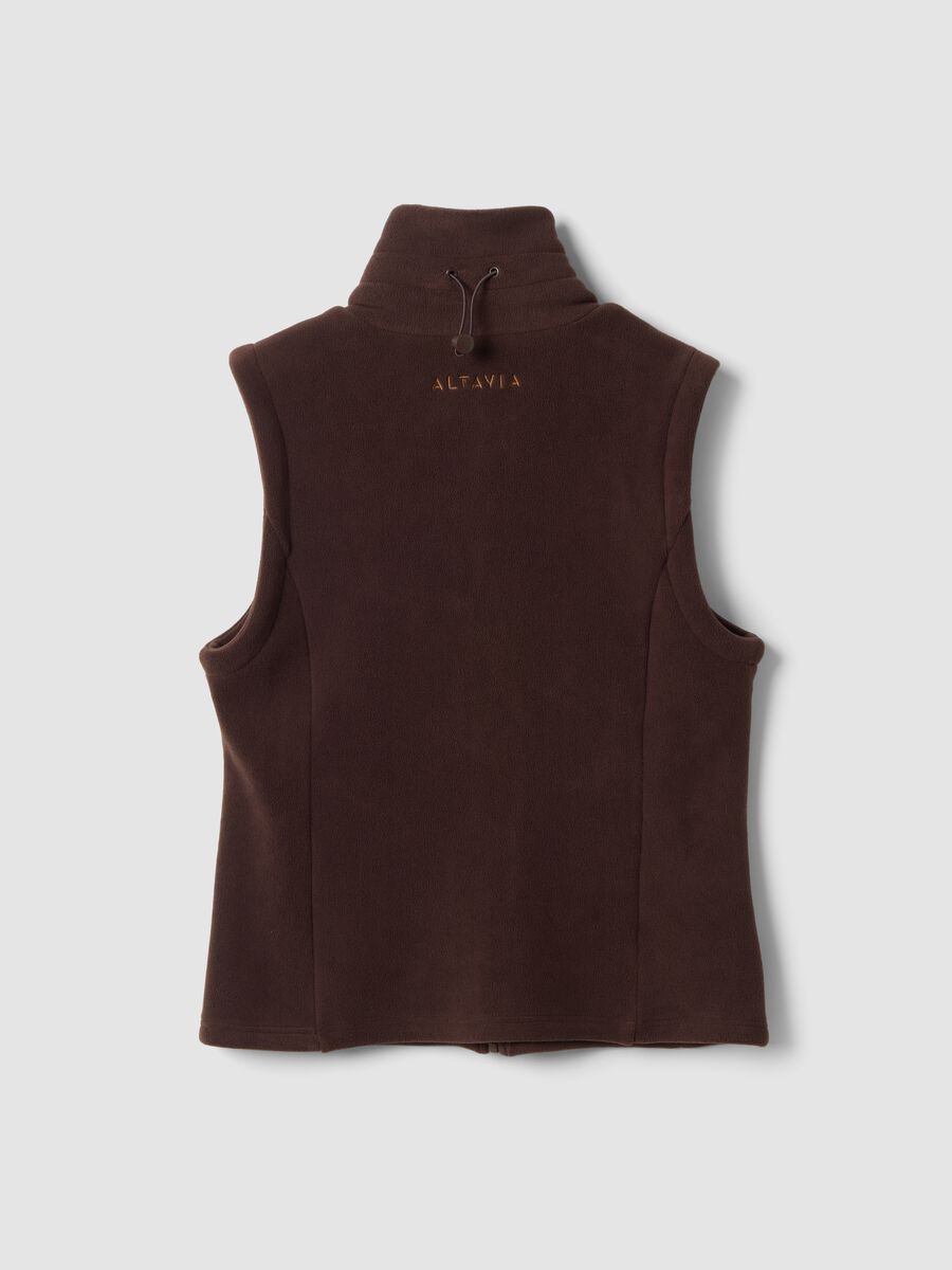 Gilet in Pile Full Zip 2 Way Stretch ALTAVIA WITH DEBORAH COMPAGNONI_5