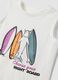 White pure cotton vest top with print_2