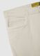 Stretch cotton beige regular fit trousers_5