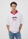 White pure cotton T-shirt with New York Red Bulls print_0