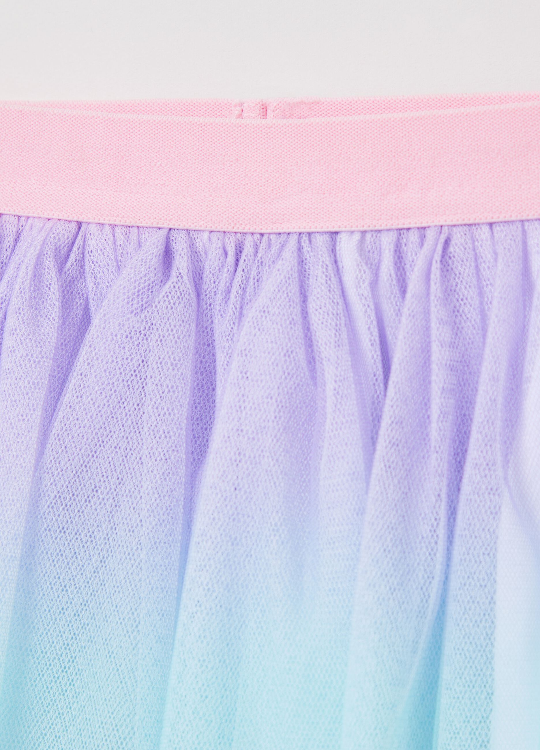 Gonna in tulle con fantasia Dip Dye_2
