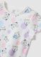 White organic cotton girls&rsquo; pyjamas with all-over print_2
