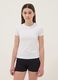 Girls&rsquo; white stretch cotton regular-fit T-shirt_0