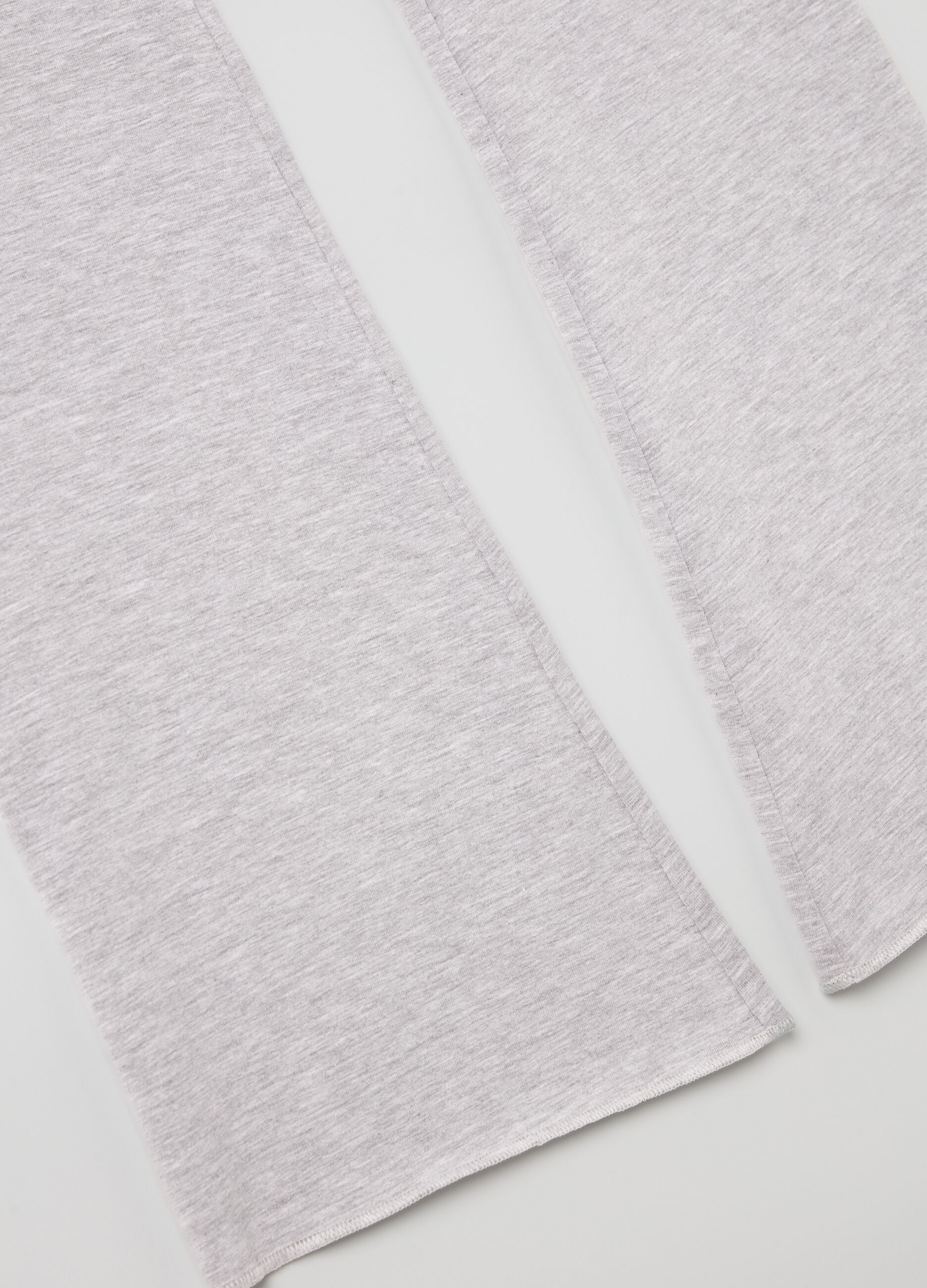 Jersey Yoga Pants Grey Mélange