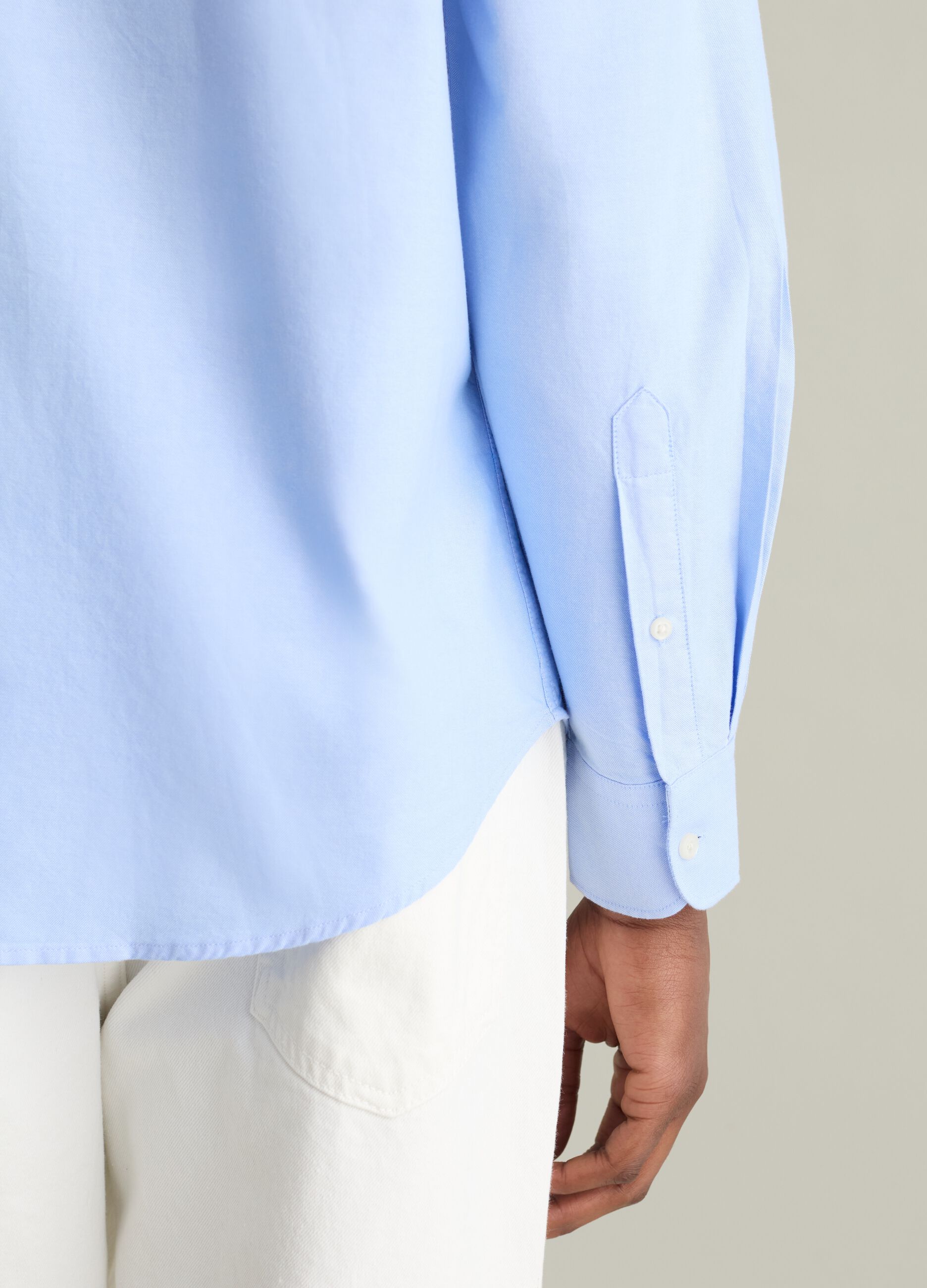Camicia regular fit in cotone oxford