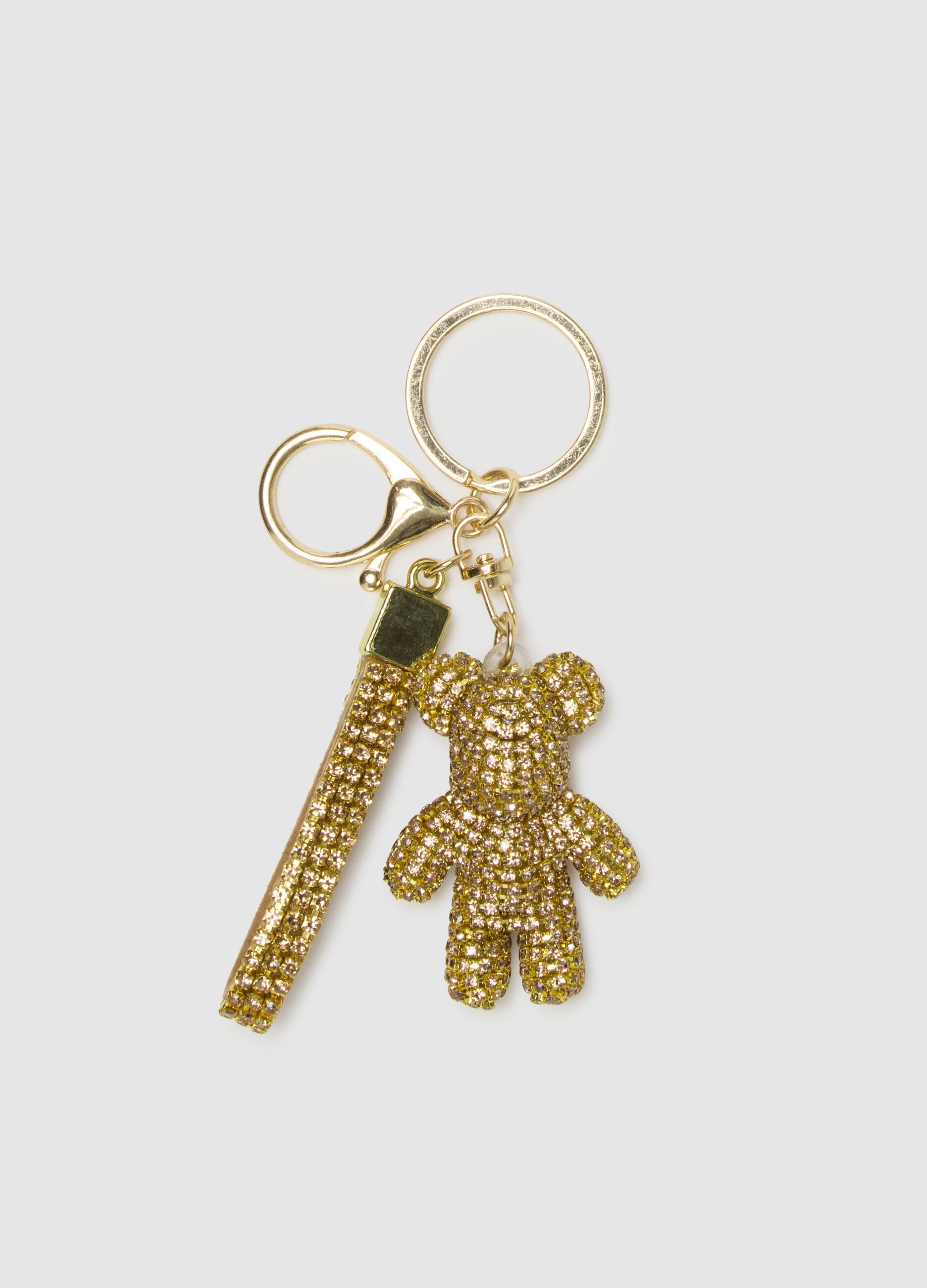 Multicolour Gold Glass Pendant