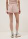 Regular-fit pink cotton-blend shorts with drawstring_2