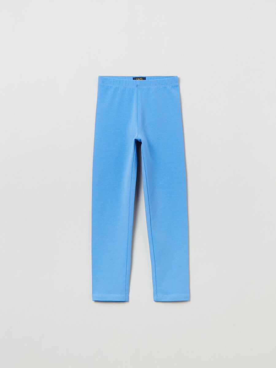 Leggings in cotone stretch_0