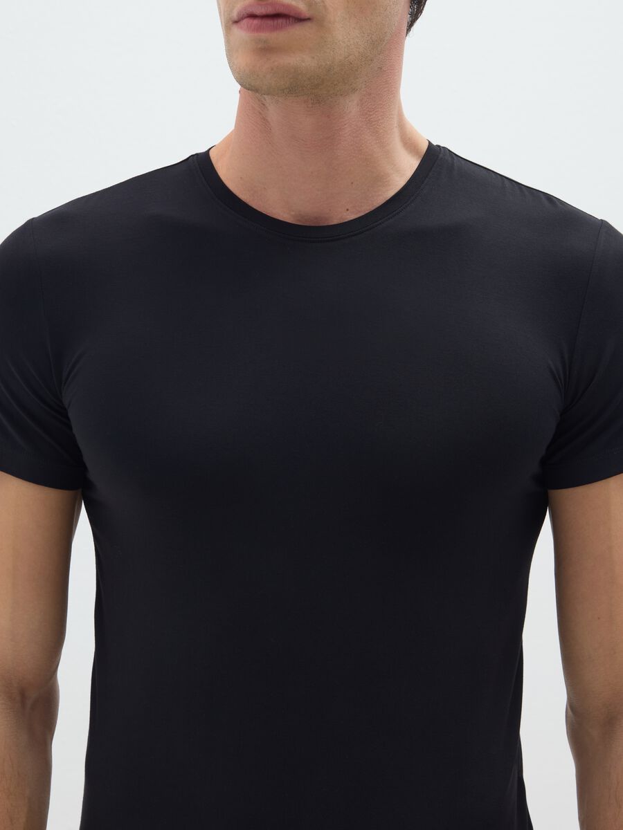 Black OVS Perform Stretch T-shirt_1