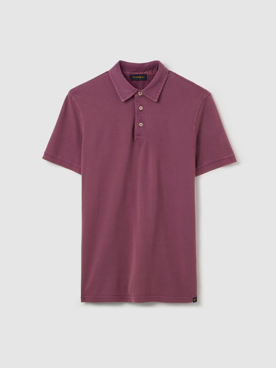 Cotton pique polo shirt_4