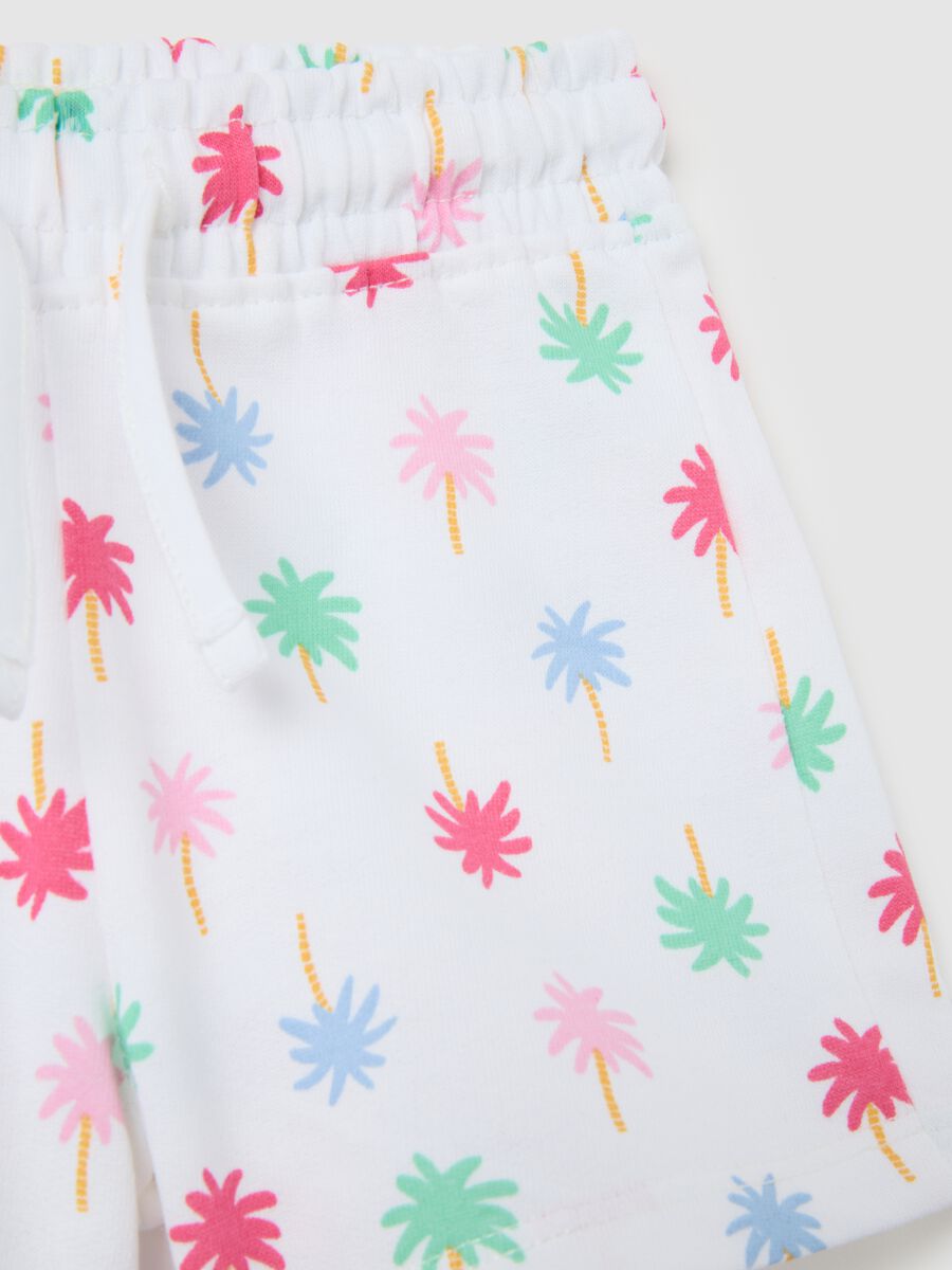 Newborn cotton shorts in multicolour with regular fit_3