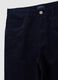 Pantaloni blu in velluto a coste slim fit_5