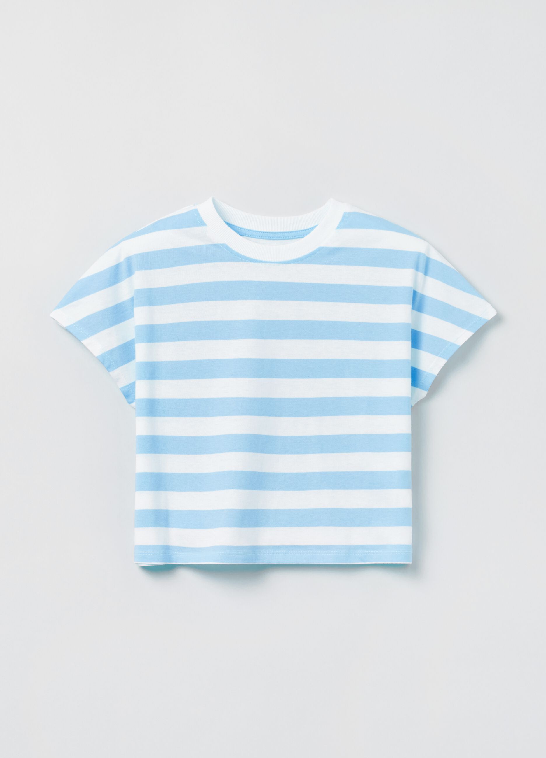 Striped cotton T-shirt