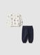 Black and White Organic Cotton Baby Set_0