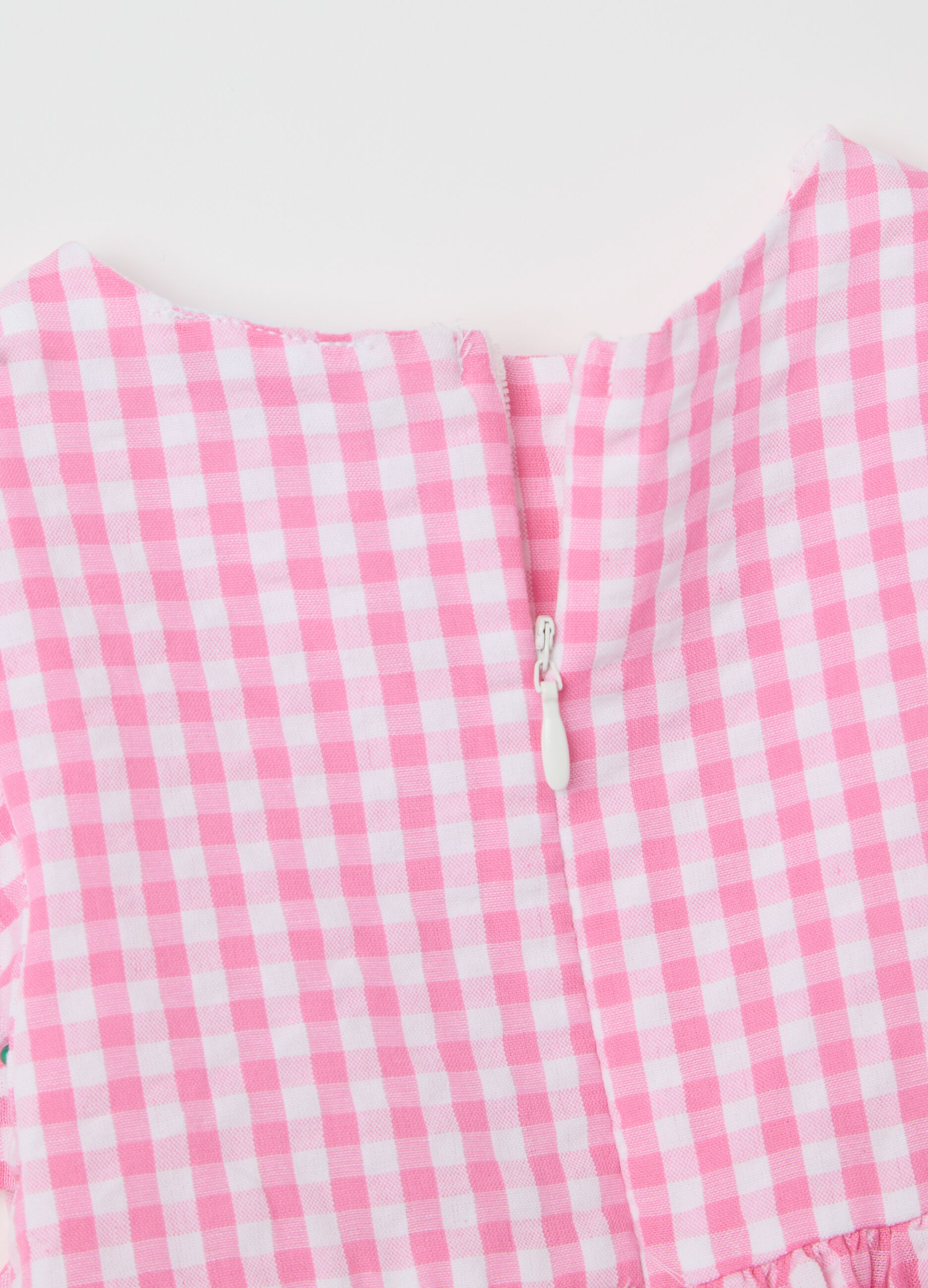 Abito da neonata in puro cotone multicolor regular fit con fiocco