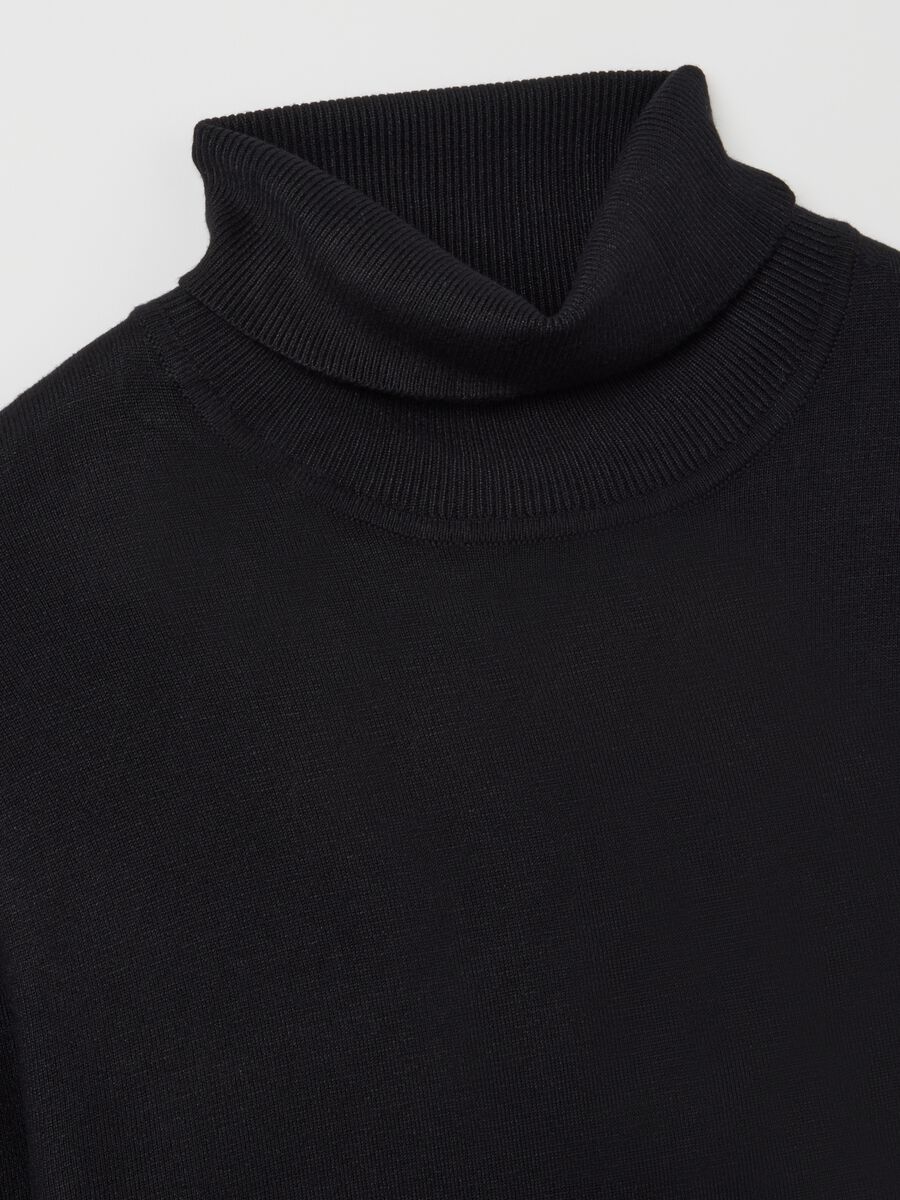 Dolcevita nero regular fit_1