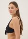 Top bikini elasticizzato nero con fiocco_3