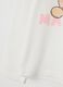 Girls' white long-sleeve top in pure cotton, regular fit with print_2