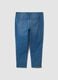 Blue denim slim-fit stretch cotton jeans_6