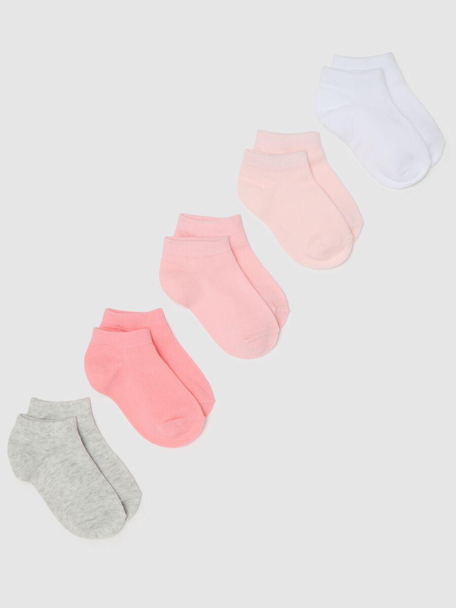 Girls' Multicolour Elastic Cotton Blend Socks_0