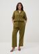 Green viscose-linen blend shirt, regular fit_2