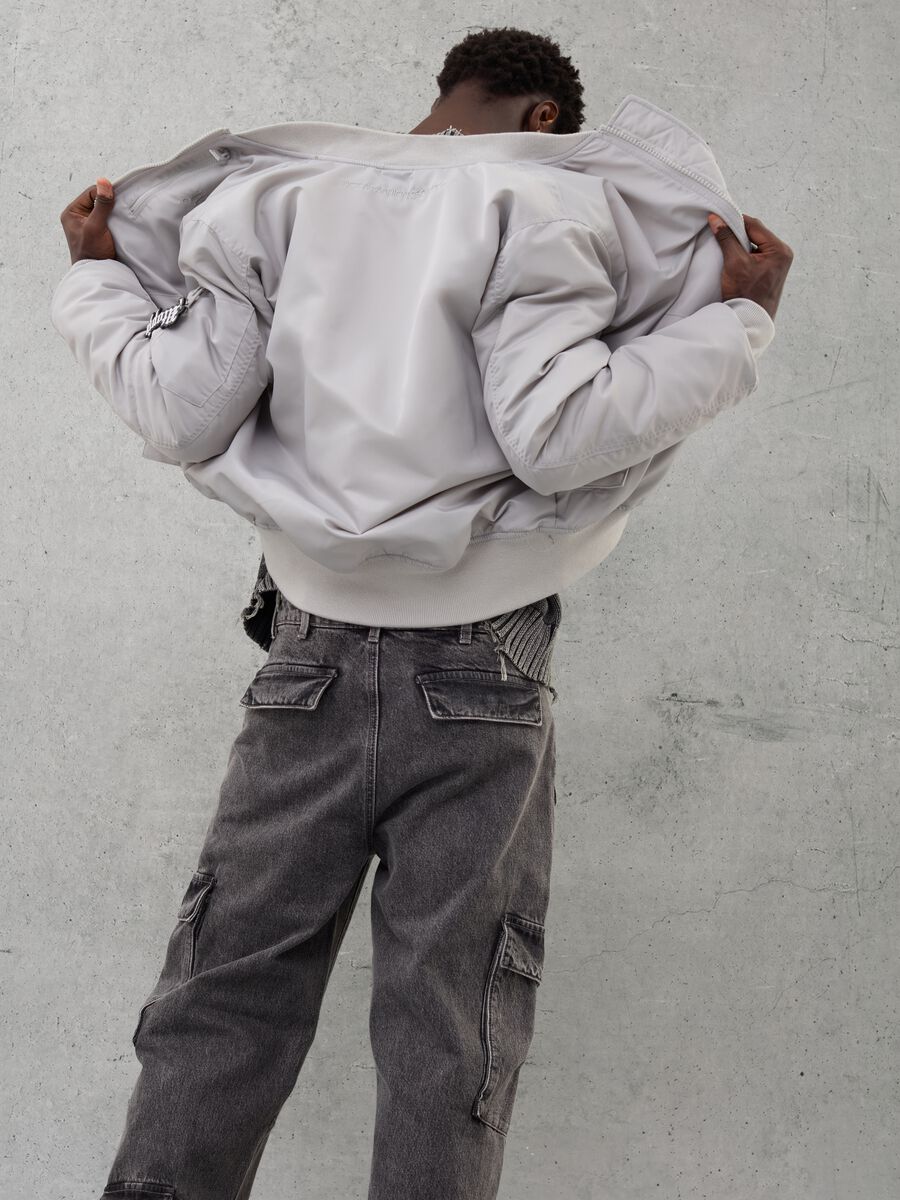 Perfect Bomber Jacket Light Grey_2