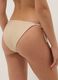 Slip da mare in tessuto elasticizzato beige con texture glitterata_2