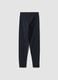 Girls&rsquo; black skinny-fit leggings in stretch organic cotton jersey_4