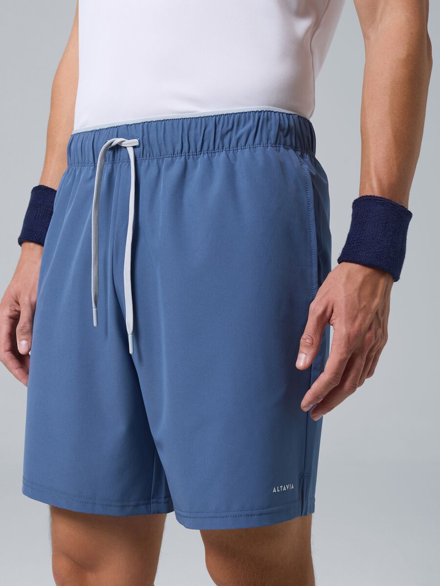 Blue ALTAVIA COURT stretch sports shorts_3