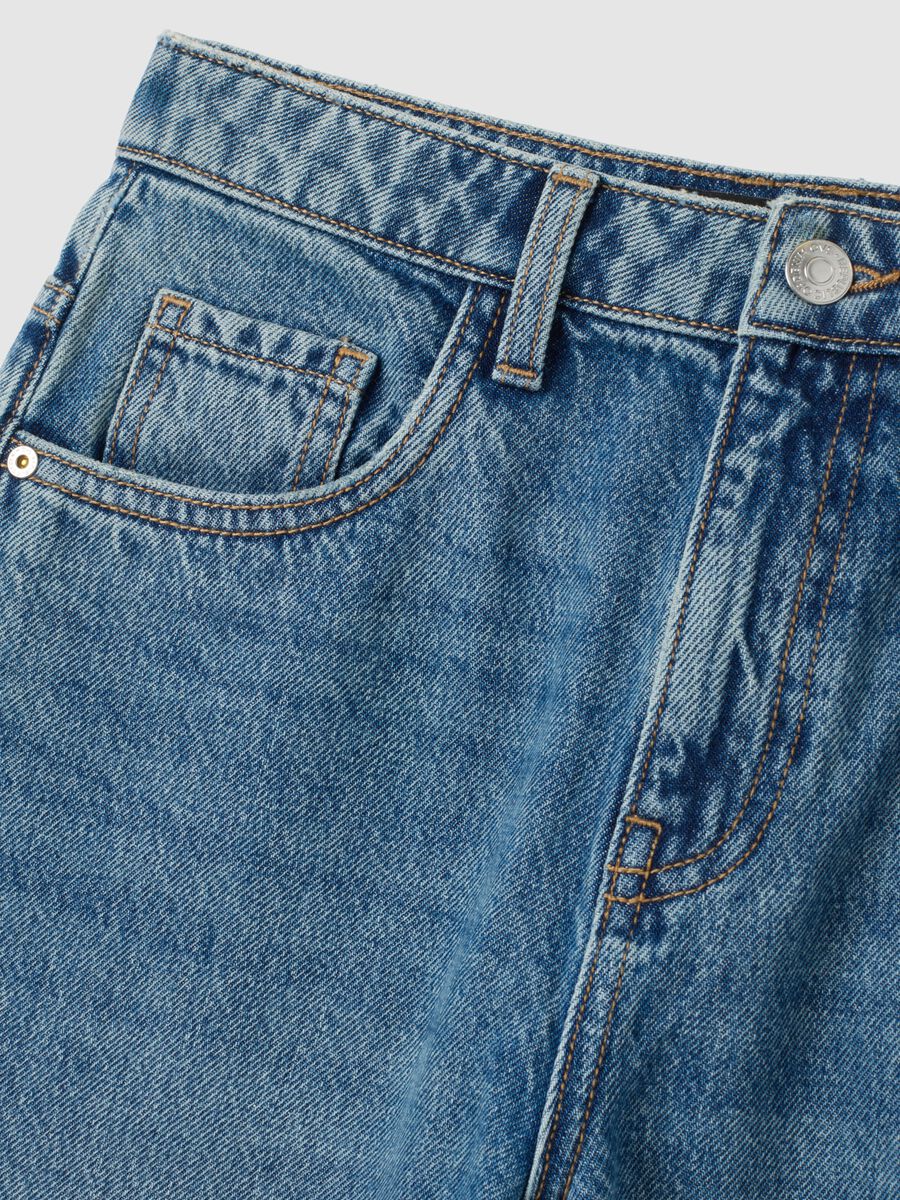 Wide Leg Denim Jeans_1