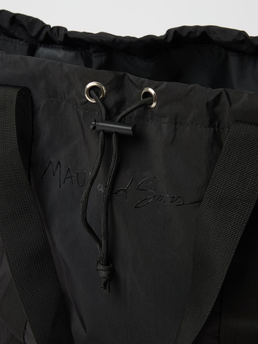 Maui Oversized Black Nylon Bag_2