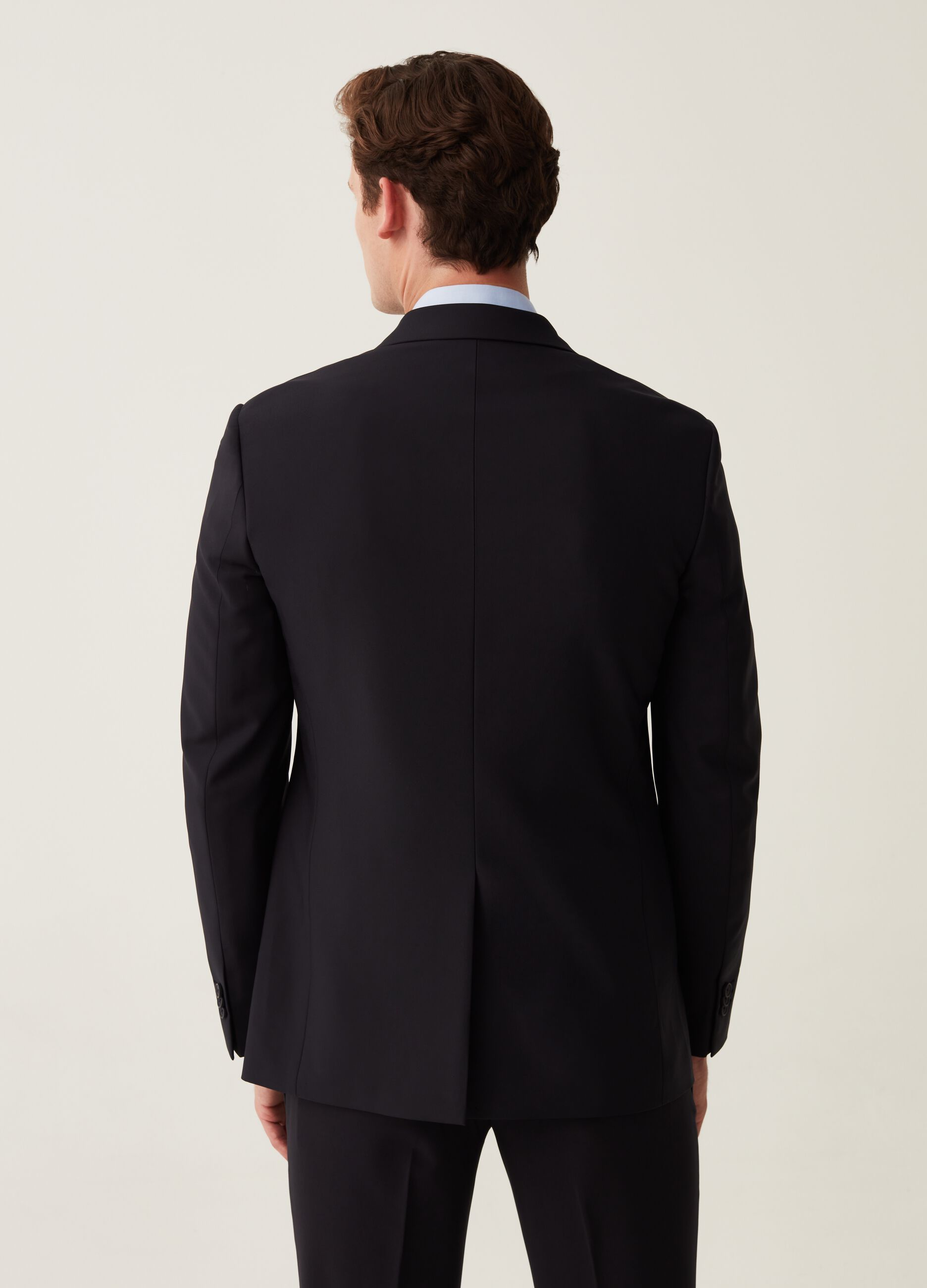 Blazer stretch blu navy_2