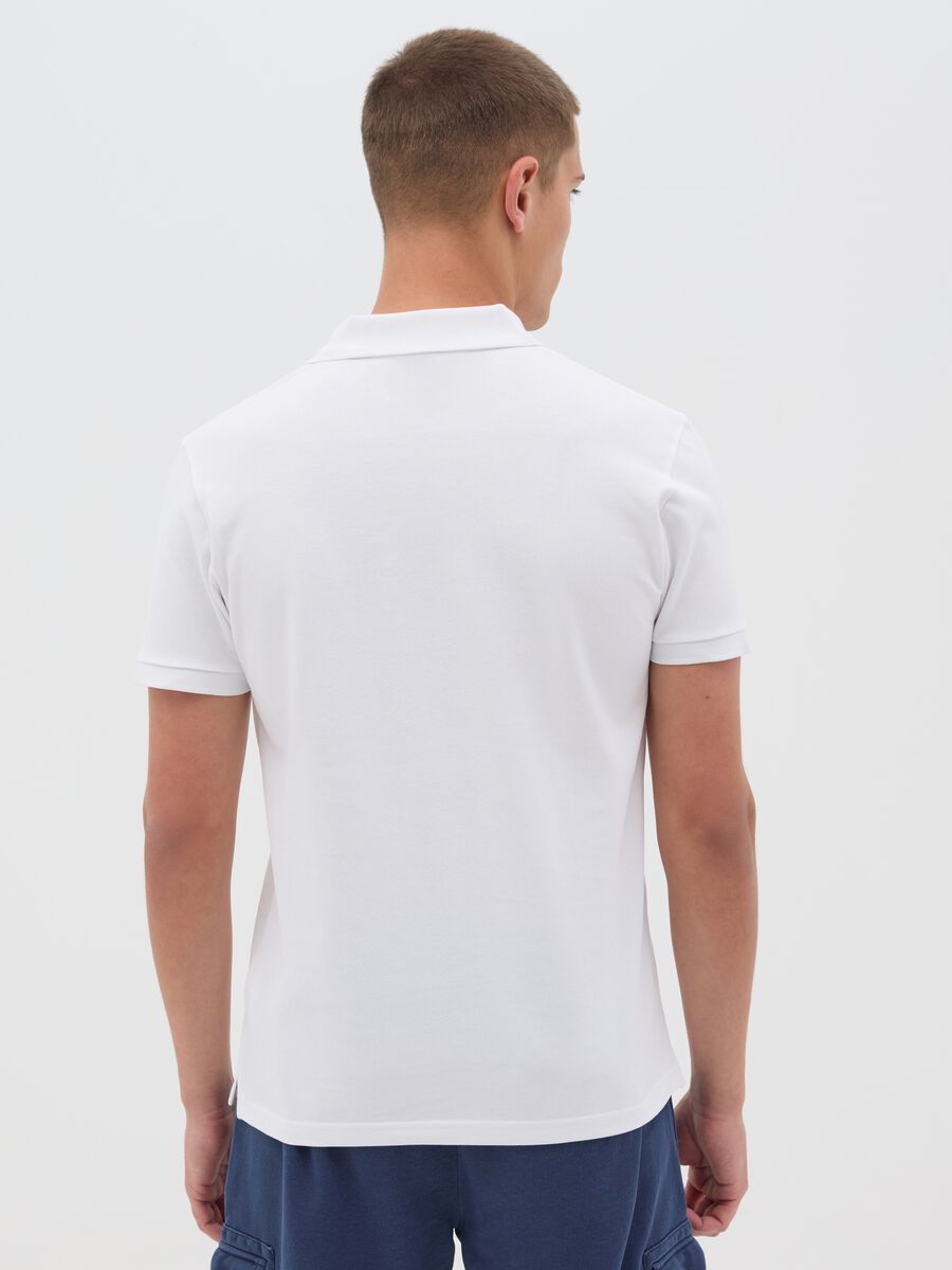 White cotton polo by Everlast_2