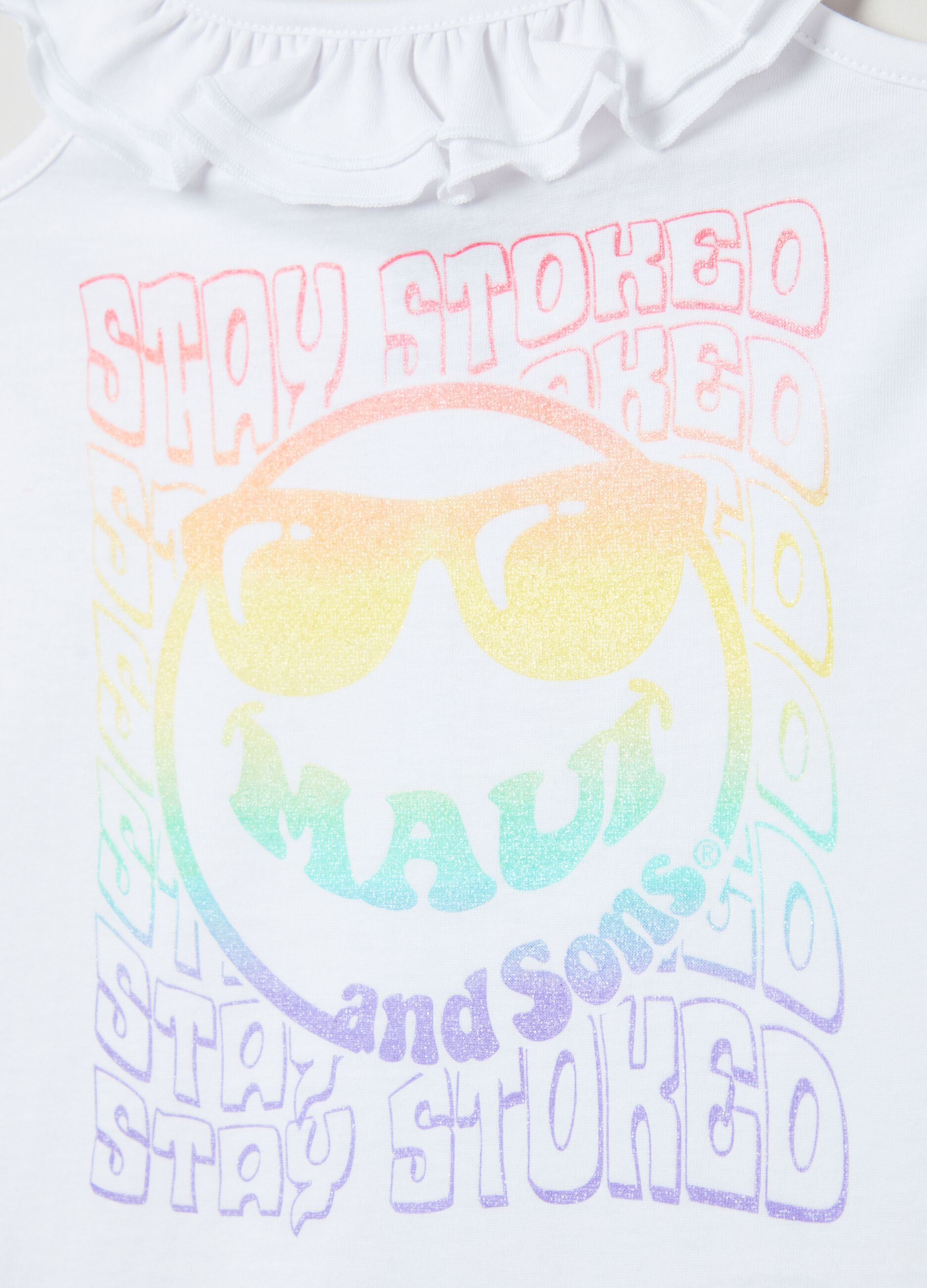Jogging set con stampa glitter Maui and Sons_2